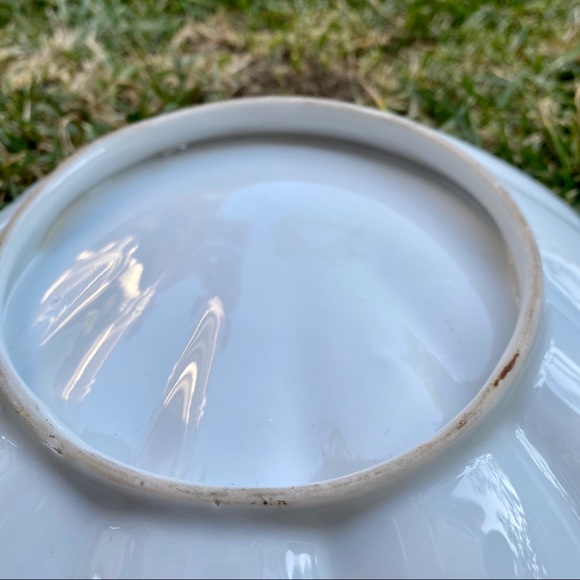 Antique Signed Hand Painted Porcelain Shell Dish - Picture 8 of 10